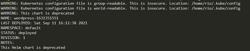 Installed